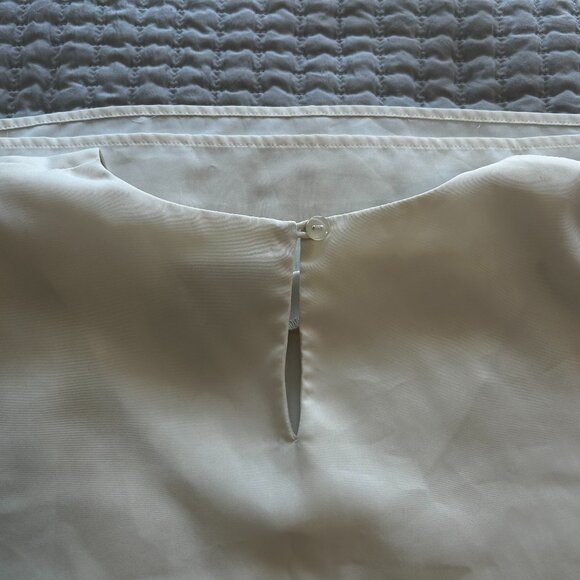 Notations Women’s Blouse Top Creamy White Size L Soft Staple Workwear Versatile - Picture 6 of 12